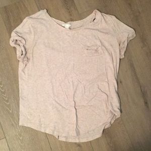 H&M Basic Tee Light Pink - M